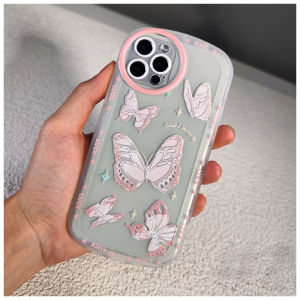 FOX Case Oppo A58 4G A78 A98 Softcase Cute Pink Butterfly Silicon Premium
