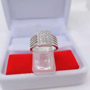 Cincin Silver Wanita Aksesoris Fashion Awet Tahan Lama Anti Karat Cocok Untuk Harian G9-4D