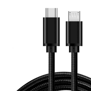 Sạc nhanh Loại C đến cáp USB với truyền dữ liệu 480mbps và thiết kế bện phân phối điện 2.4A cho các thiết bị