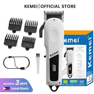 Kemei KM-807 Mens Powerful Beard Rechargeable Hair Clipper Professional Electric Hair Clipper Adjustable Electric Hair Clipper