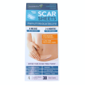 Nuvadermis Scar Removal Premium Medical Silicone Sheets 30 Days Supply 4 Reusable Sheets 5.7"x1.57". 