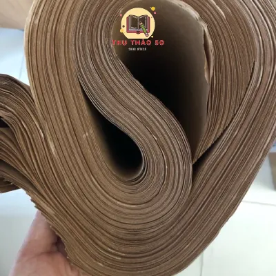 Giấy Kraft thực hành cắt rập cắt ráp thiết kế may mặc thời trang khổ 80x105cm: 1 bó 10 tờ. - Văn phòng phẩm Thu Thảo