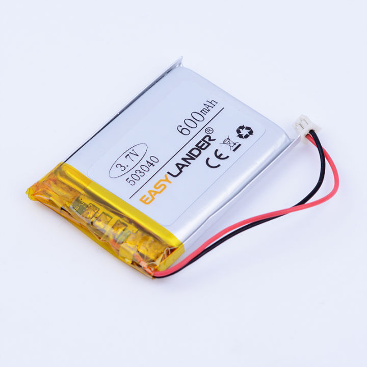 503040 3.7V 600mAh Rechargeable Lithium Polymer Battery For dashcam ...