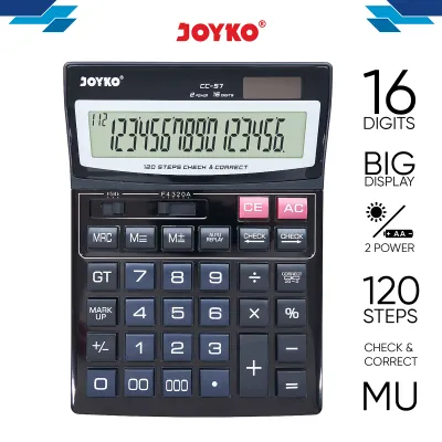 JOYKO Calculator Kalkulator CC-57 16 Digits Check & Correct