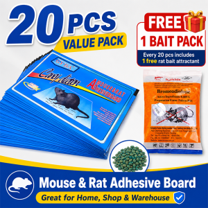 100% of Rats Cant Escape Super Glue Mouse Trap 20pcs Specially for Smart Big Rats perangkap tikus paling berkesan Quick capture no escape Mouse Glue Trap Rat Catcher Board gam tikus extra lekat rat glue trap Mouse Killer 老鼠贴 粘鼠板
