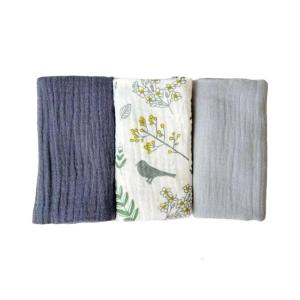 3 cái/bộ trẻ sơ sinh Khăn tắm bông tự nhiên khăn tay khăn lau tinh tế sản phẩm chăm sóc bé Miệng giẻ lau vải