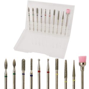 10pcs Nail Drill Bit Set Nail Files Electric Machine for Manicure/Mata Bor Kikir Nail Drill