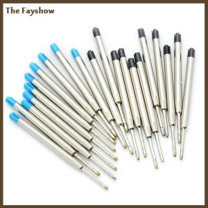 [The Fayshow] 10 Pcs blue ink parker style standard 1.0mm ballpoint pen refills nib medium
