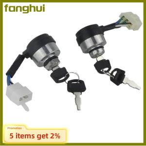 fanghui 4 6 Wire Way Gasoline Generator Ignition Start Key Lock Combination Switch For 2-3KW 168F and 5-8kw 188F Generator Accessories