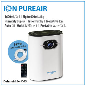 Dehumidifier ION PUREAIR Dehumidifier Air Purifier D65