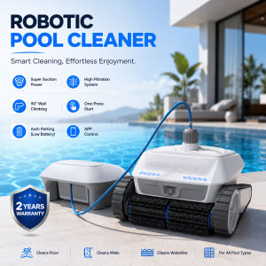 AIRROBO PC402 Cordless Robotic Pool Cleaner Runtime Wall Climbing Intelligent Route Planning Vacuum Robot