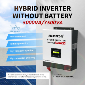 BOSCA FPV Series Hybrid Inverter Without Battery 5KVA 7.5KVA 2-Year Warranty FPV-5000VA FPV-7500VA for Solar system