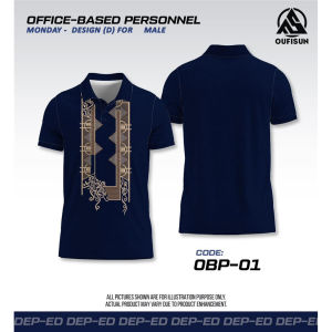 [Oufisun] Deped Uniform 2025 deped uniform ready to wear Full Sublimation Deped office-based Personnel Tshirt And Polo Shirt For Man And Women
