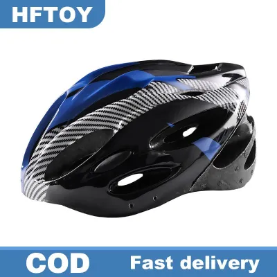 HFTOY Tích hợp xe đạp Mũ bảo hiểm cho phụ nữ người đàn ông đi xe đạp Mũ bảo hiểm road MTB thể thao Trọng lượng nhẹ Aero thoải mái cưỡi Mũ bảo hiểm an toàn