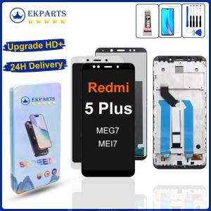 LCD For Redmi 5 Plus MEG7 MEI7 Display Touch Screen Digitizer Assembly Replacement With Free Tools+Glue+Tempered Glass