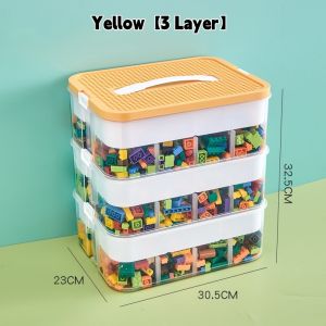 SG EmmAmy® Kids Toys Part Storage Box Classification Storage Box / Building Block Compartment Organizer Box