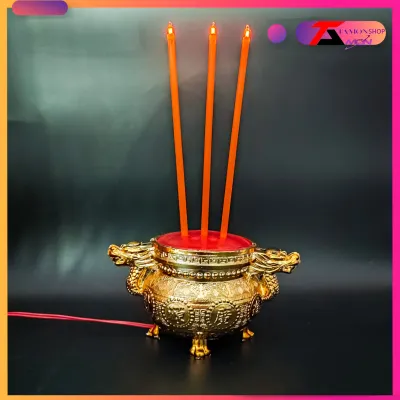 BỘ LƯ HƯƠNG NHANG ĐIỆN ĐIỆN TỬ LƯ HƯƠNG NHANG ĐIỆN DÙNG TRONG NHÀ THỜ CÚNG THAY THẾ NHANG THƯỜNG [TMS - LH7KC]