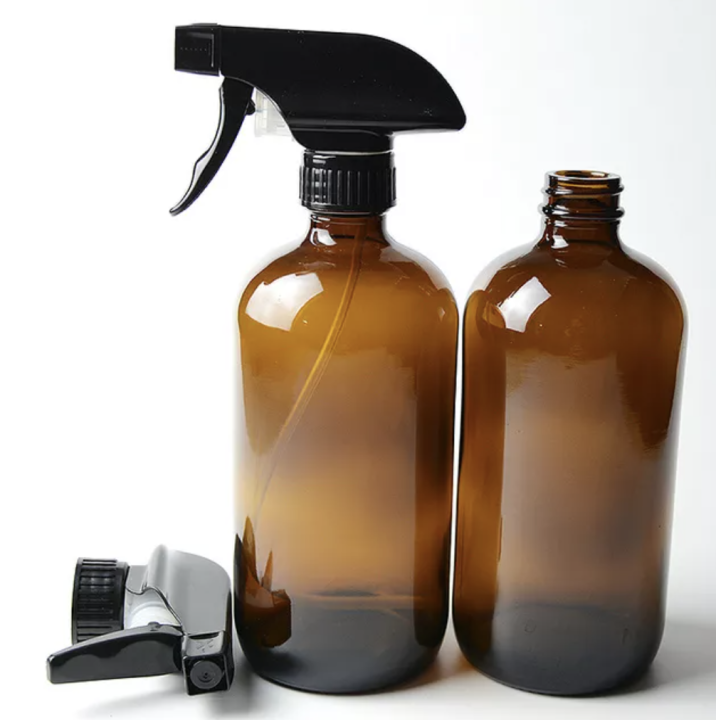 Sprout lab Amber Glass Bottle 250ml 500ml 1000ml (Pump, Spray or Cap