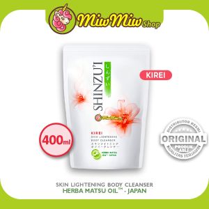 Shinzui Skin Lightening Body Cleanser Refill 400 ml (Shinzui Sabun Mandi Cair Kirei/ Matsu/ Sakura)