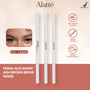 Alatte Pensil Alis Shade Ash Brown Brow Wand Mechanic Eyebrow Pencil BPOM