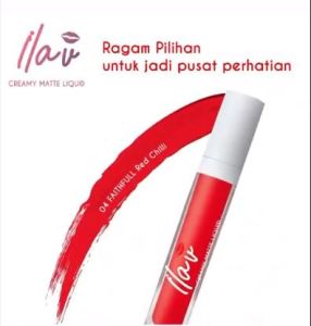 ILAV 04 FAITHFULL ( Red Chilli ) Lipstick | Lipstik ORIGINAL HWI 100% BPOM & HALAL