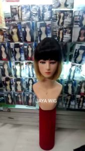 Wig Bob Pendek. Rambut Palsu Wanita Model Bob Ombre