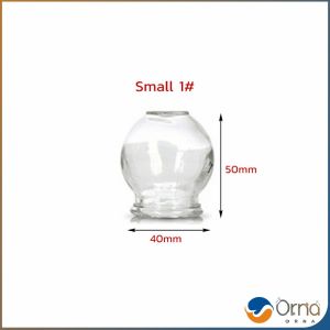 Orna ถ้วยแก้วครอบชนิดหนา ครอบแก้ว​ เครื่องมือพิเศษสำหรับแพทย์แผนจีน cupping jar