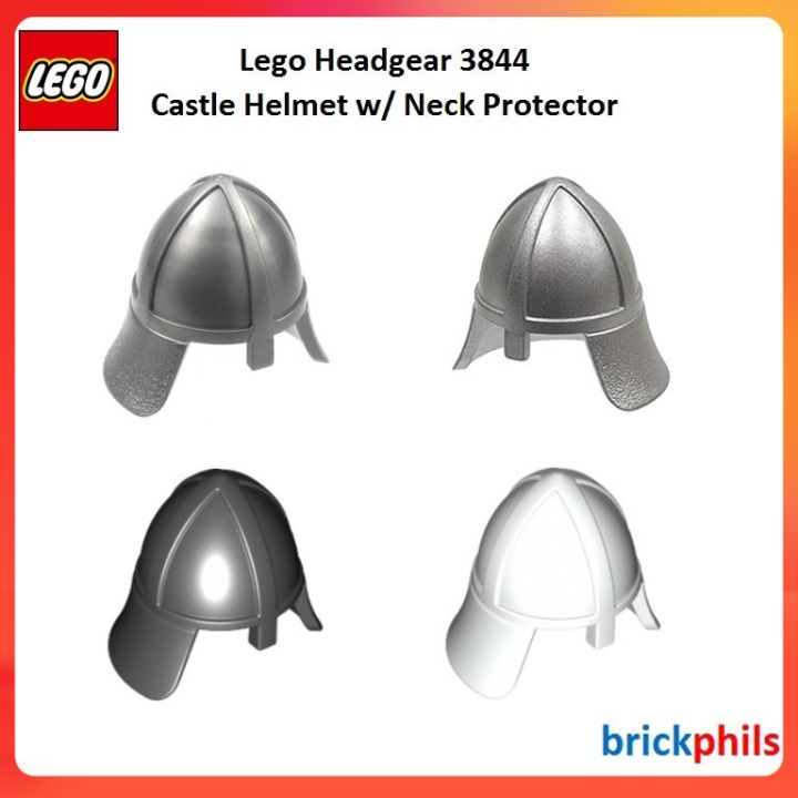 Lego Headgear 3844 Castle Helmet w/ Neck Protector Authentic