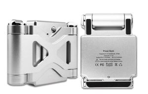 [Local Seller] Smart Powerbank with Mobile Support Stand And Speaker 3 in 1 Multi functional Stand Phone - 10400mAh Battery