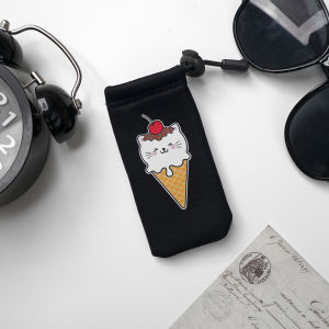 Pouch sleeve serut slim koin singel abterai 5x11cm mod kantong serut karsa