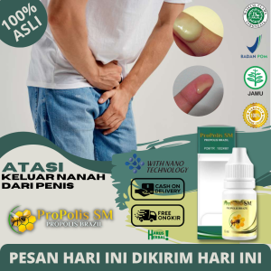 Obat Keluar Nanah dari Penis Kencing Nanah Gonore Sipilis Sakit Kencing Penis Perih Infeksi Saluran Kemih - Propolis SM