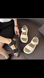 [Free Shipping] WomenS Summer Fashion Thick-Soled Sandals To Pair With Skirts 2026 New Model Soft-Soled Versatile Flat Roman Shoes