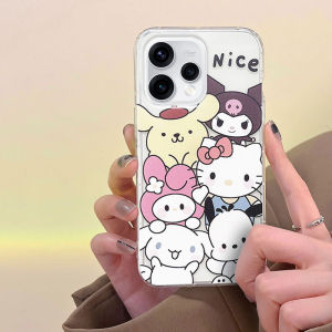 Phone case for OPPO Reno15 F 5G Reno15promax Cute Cartoon Pattern Transparent soft silicone casing for OPPO Reno15F Phone cover