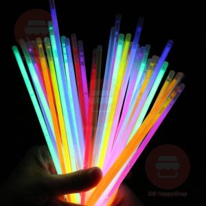 🎉Fluorescence Glow Stick Luminous Necklaces 50/100/200/300PCS 🇸🇬SG In Stock Neon DIY Light Sticks For Party Concert Festival Night Event