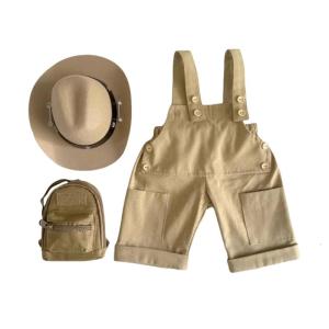 Newborns Photography Outfit Soft Polyester Romper Hat for 0-1 Month Baby Photoshoots Comfortable Safe Baby Costume