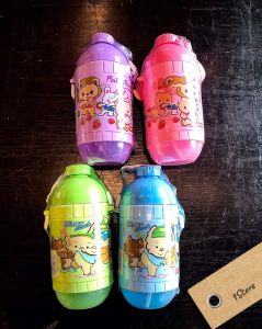 Bình Nước Lion star Indonesia - Nhựa PP5 An Toàn Tuyệt Đối - Kiểu Xếp Hình - Có Name Tag - 650ml