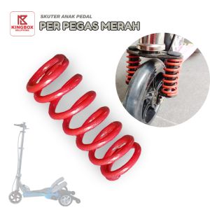 Per Merah Pegas Shockbreaker Sok Depan Skuter Anak Padal Injak RMB VITA