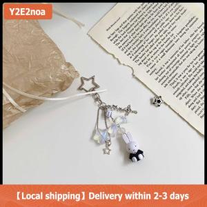 【Local shipping】 Kawaii Miffy Bunny Keychain Cute Cartoon Rabbit Keyring School Bag Pendant Backpack Decor Earphone Charms Car Key Accessories