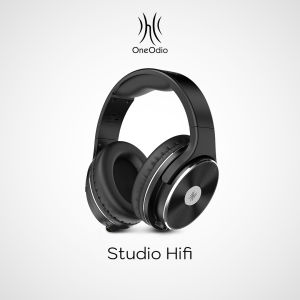 OneOdio Hi Res Over Ear Headphones Studio HiFi Professional Monitor - Black