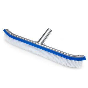 แปรงทำความสะอาดสระว่ายน้ำ Jasta แปรงขัดสระน้ำ อลูมิเนียม 18นิ้ว stainless steel Pool brush for cleaning swimming pool tiles แปรงสระว่ายน้ำด้าม สแตนเลส 3.6 M