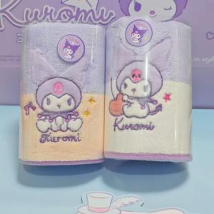 Christmas Gift Halloween Sanrio Children Towel Cartoon Hello Kitty Kawaii Coral Fleece Towel Shower Water Uptake No Shedding of Hair Student Face Towel