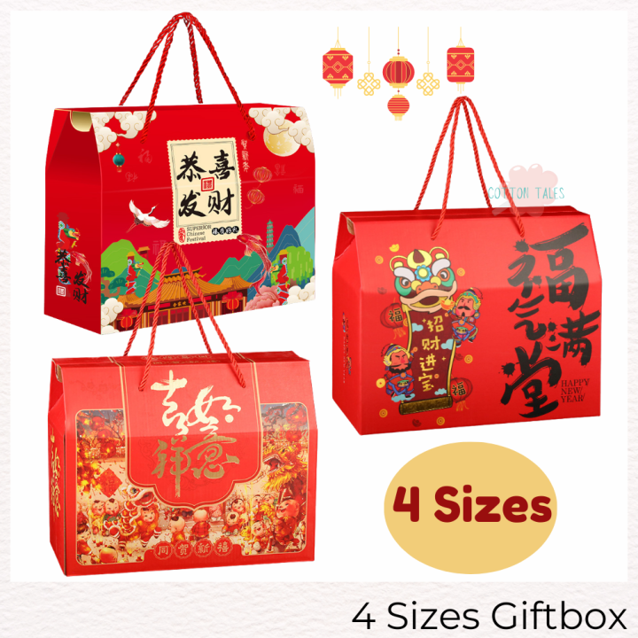 CNY GIFT BAG Packaging 🍭 Paper Bag Gift Box Wrapping CHINESE NEW YEAR ...