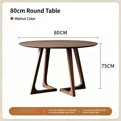 ⚡COD⚡Nordic Solid Wood Round Dining table and Chairs Set Small Leisure Table for Cafe Restaurant