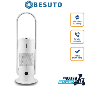 Quạt Tháp Không Cánh Lọc Không Khí Bù Ẩm Diệt Khuẩn ULTTY SKJ-CR022 Bộ Lọc HEPA H13 Loại Bỏ 9997% Bụi Mịn Vi Khuẩn Bù Ẩm 3 Cấp Diệt Khuẩn Bằng Tia UV Làm Mát 9 Cấp Nhập Đức Bảo Hành 24 Tháng