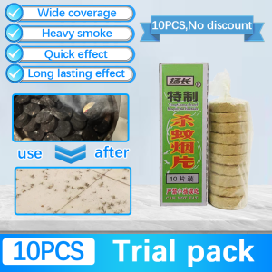 ✨100㎡ effective✨ mosquito smoke killer 10 tablets smoke for mosquito