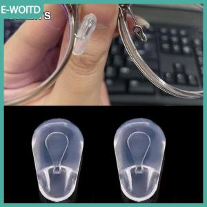【E-WOITD】 5 cặp kính mắt đẩy trong Silicone không khí buồng mũi Pad siêu mềm Silicone Miếng đệm mũi cho kính quang học