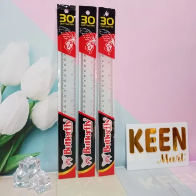 penggaris/garisan/ruler/30cm BUTTERFLY