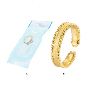 Luxury Style Bauhinia Flower Open Ring With Adjustable Size For Unique Taste And Comfort In Various Occasions