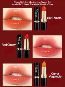 Red Cherry Warm Moisturizing Lipstick For Women/Glossy Lip Care/Long Lasting Hydration/UV Lip Protection/Suitable For Daily Use And Parties