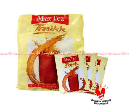 Max Tea Tarikk Isi 30pccs Maxtea Teh Krimer Susu Teh Tarik Tehtarik Tea Tarik Instan